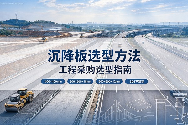 丹寨沉降板选择方法