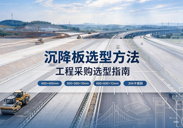 丹寨沉降板选择方法
